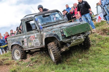 W czasie rajdu na trasie